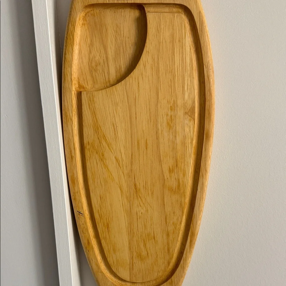 Silver and Brown Fish-Shaped Serving Tray - Picture 4 of 10